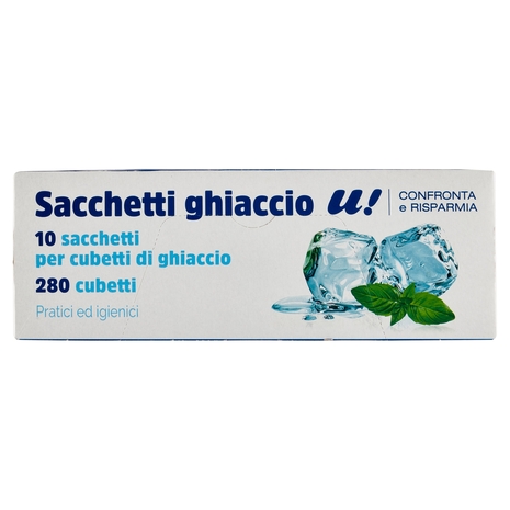 10 Sacchetti per Cubetti di Ghiaccio U! Confronta e Risparmia
